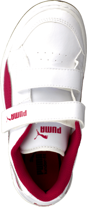 Puma - Puma Rebound V2 Lo Kids White/Cerise