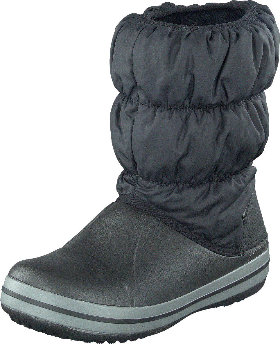 Winter Puff Boot Kids Black-Charcoal