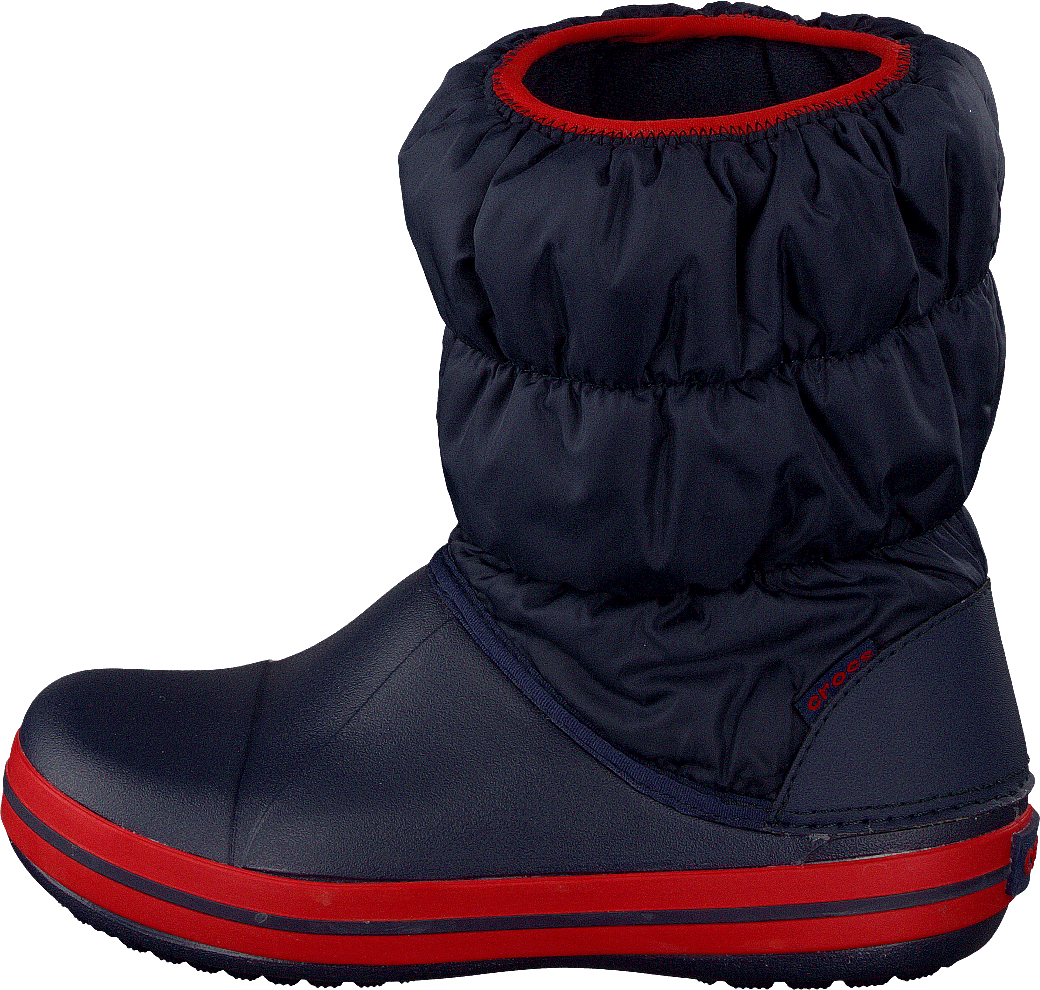 Winter Puff Boot Kids Navy-Red