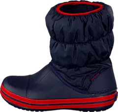 Crocs - Winter Puff Boot Kids Navy-Red