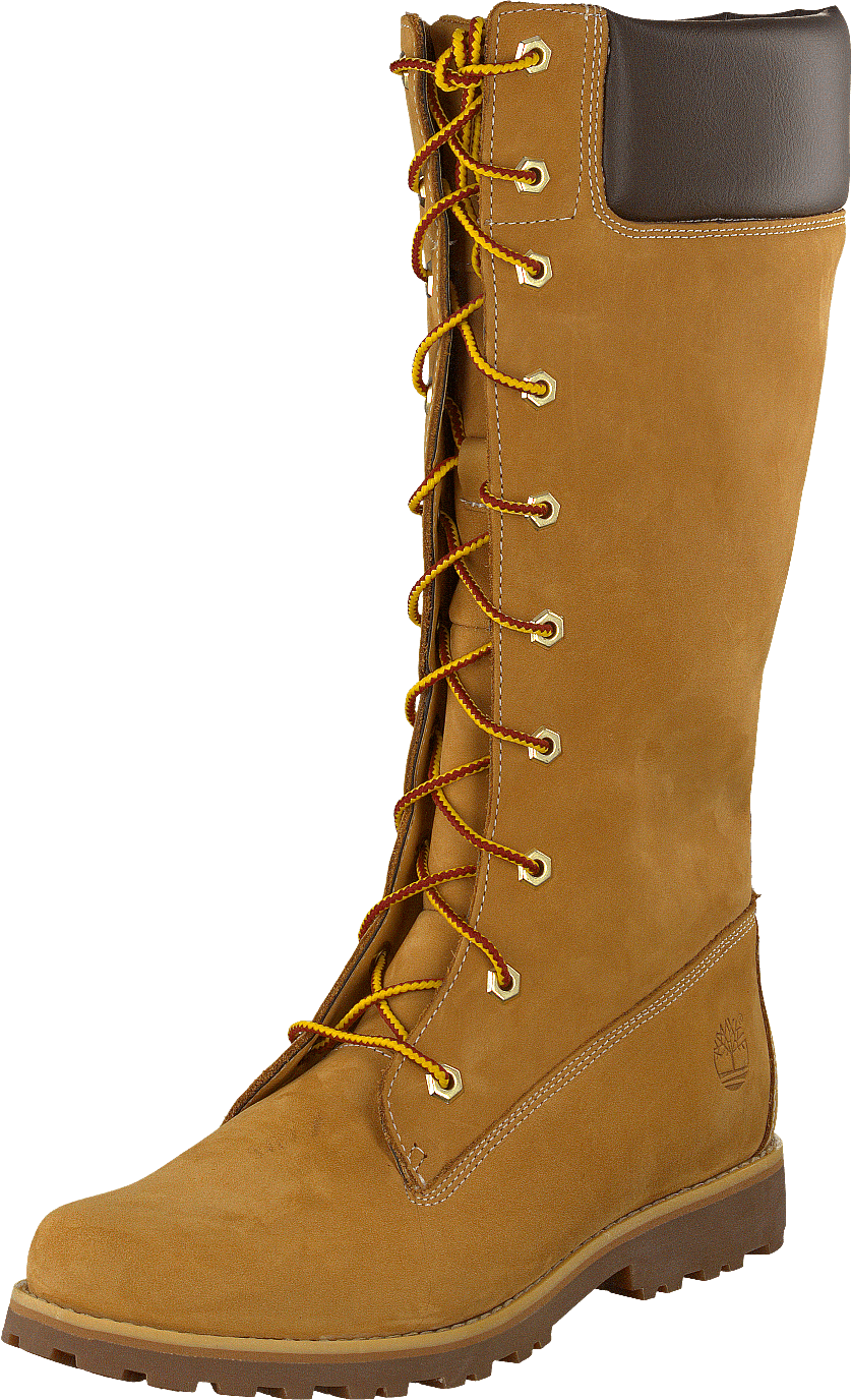 Girls Classic Tall Lace Up Wheat