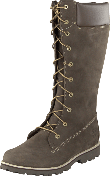 Timberland - Girls Classic Tall Lace Up Dark Brown