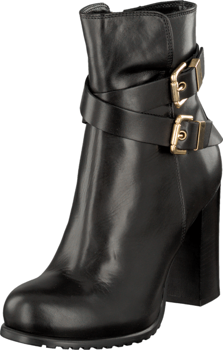A Pair - Buckle Bootie Black