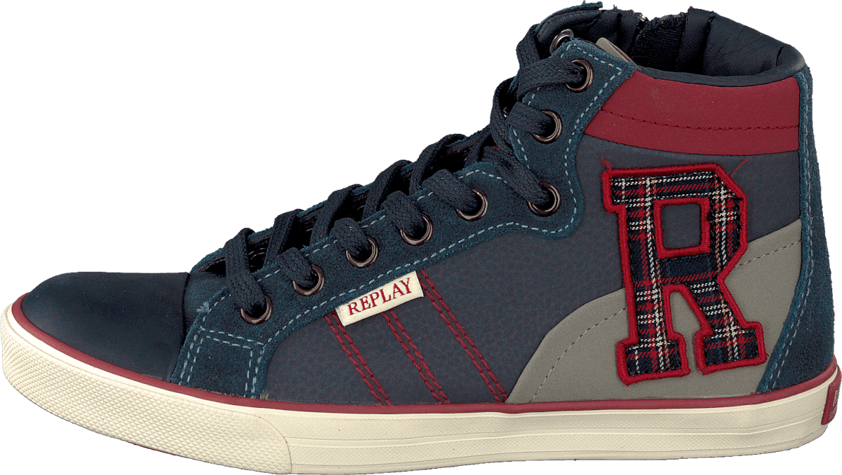New Collage Wear Inverness Navy Red