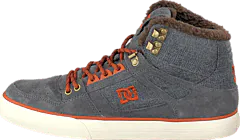 DC Shoes - Spartan High Wc Wnt Shoe Grey/Dark Red