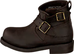 PrimeBoots - Engineer Low-3 Old crazy testa + brass