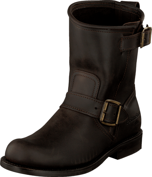PrimeBoots - Engineer T Low-40 Old crazy testa + brass