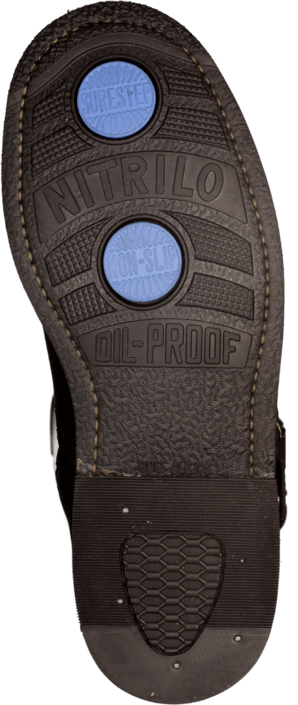 PrimeBoots - Engineer High-302 Old crazy black + nickel