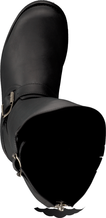 PrimeBoots - Engineer High-302 Old crazy black + nickel