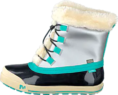 Merrell - Spruzzi Waterproof Kids Silver/Turquise