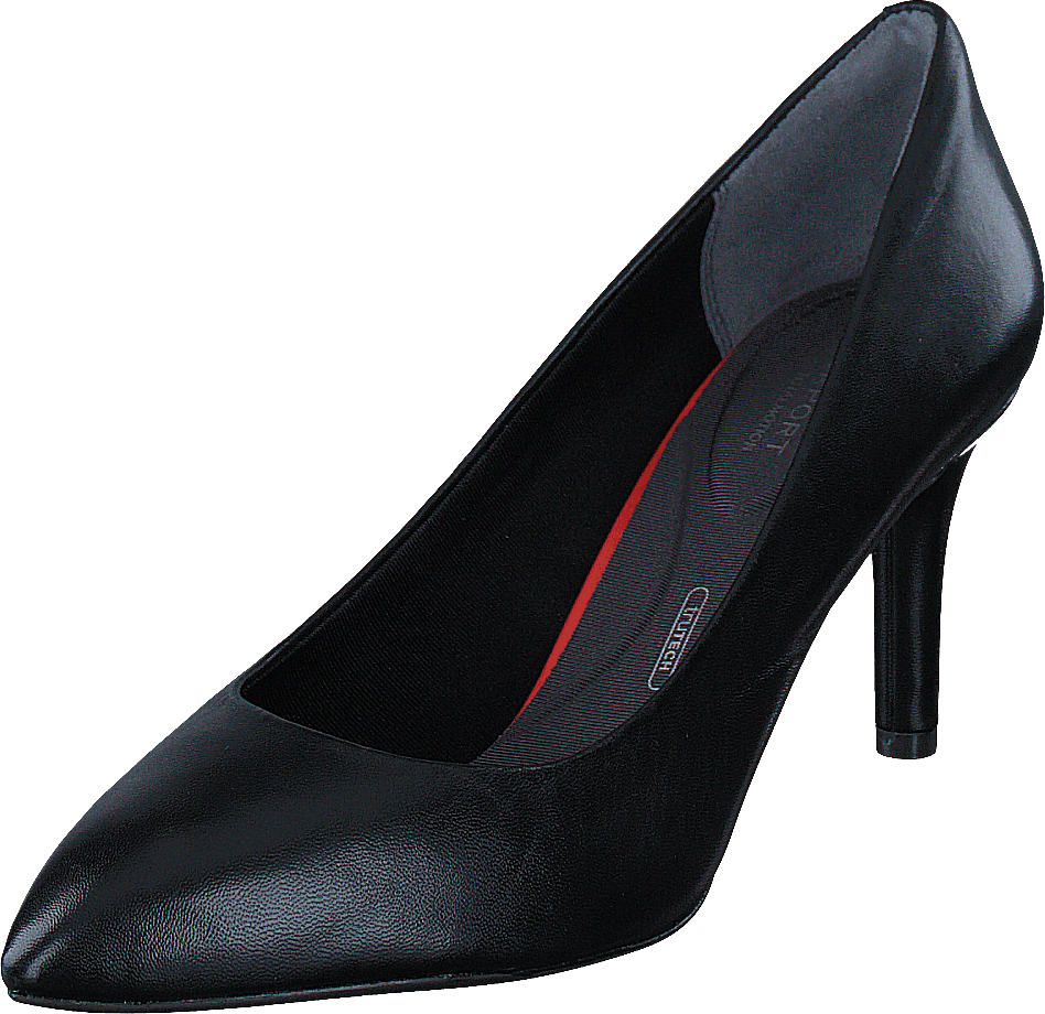 Total Motion 75mm Pointy Toe Black