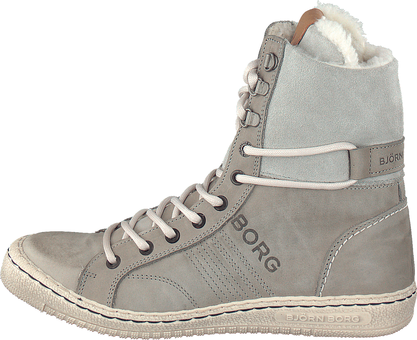 Wendy High Fur Light Grey | Schoenen voor elke gelegenheid | Footway