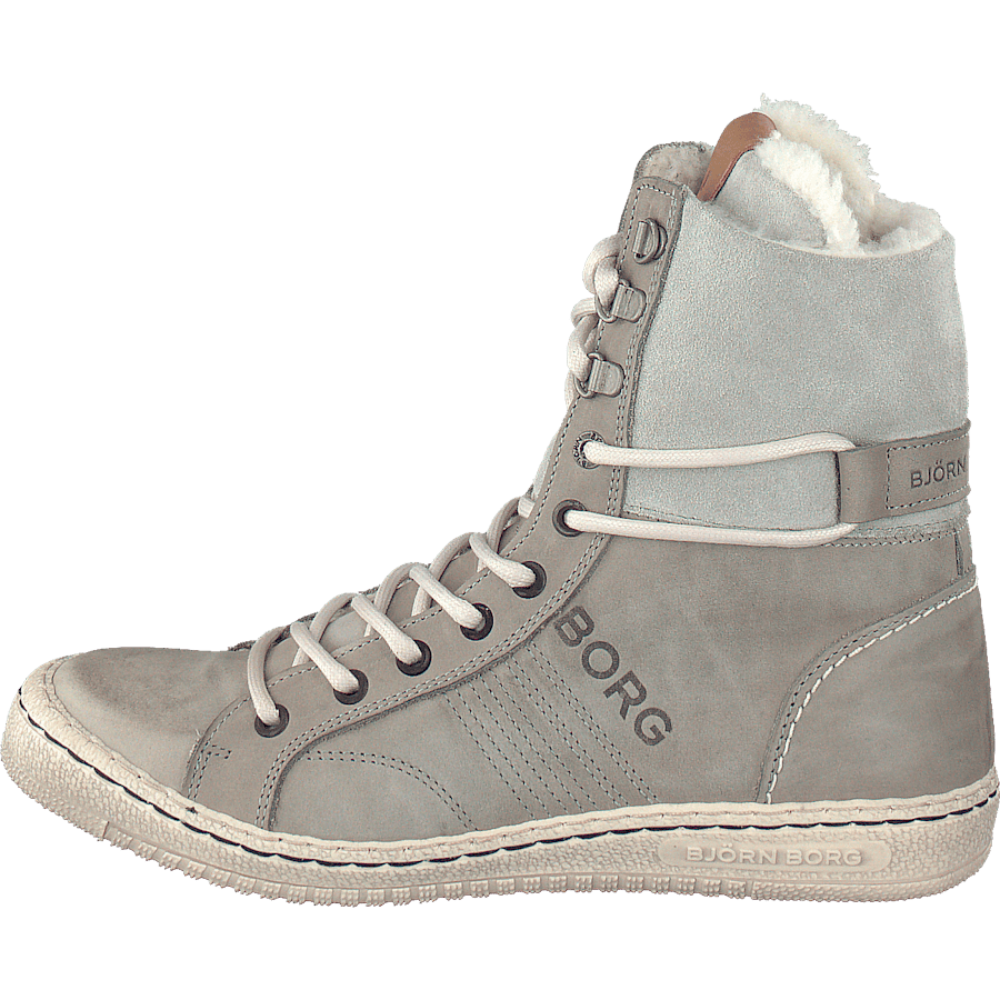 Wendy High Fur Light Grey
