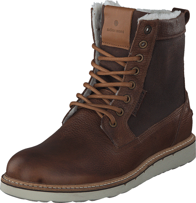 Björn Borg - Milan High Fur Dark Brown