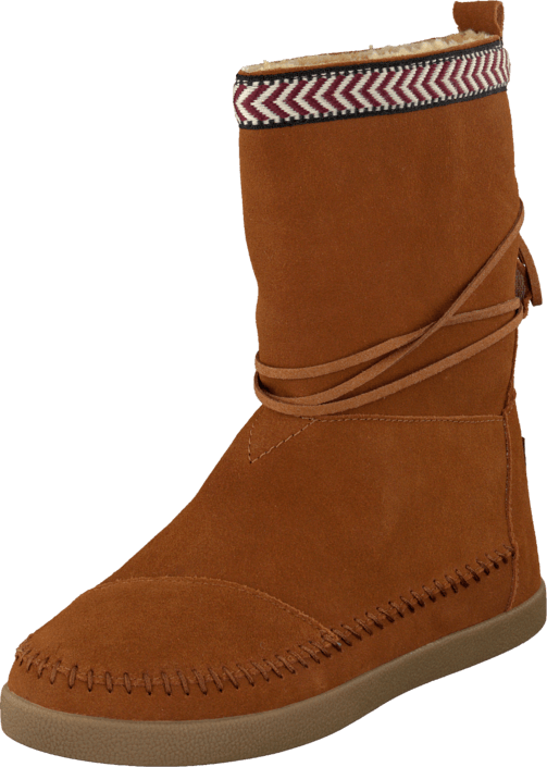 Toms - Suede Trim Womens Nepal Boot Chestnut