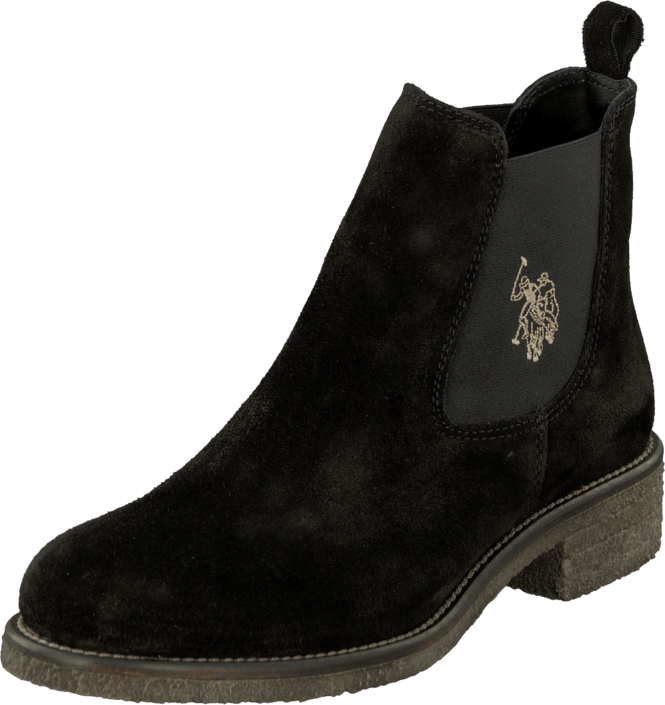 U.S. Polo Assn - Faris 1 Suede Black