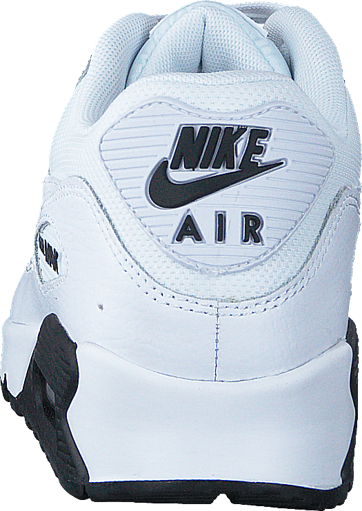 Wmns Air Max 90 White/White-Wolf Grey-Black