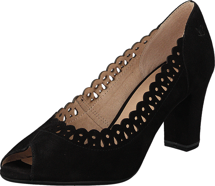 Caprice - Aretha Black Suede