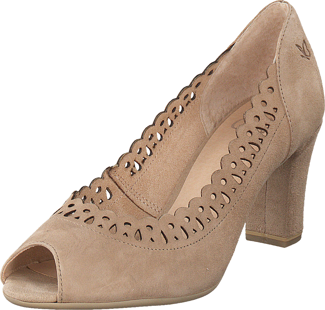 Aretha Taupe Suede