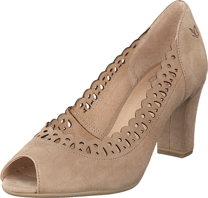 Caprice - Aretha Taupe Suede