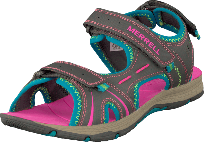 Merrell - Panther Sandal Grey/Turq