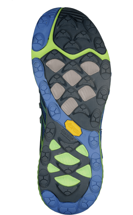 Merrell - Allout Peak Racer Blue/Bright Green