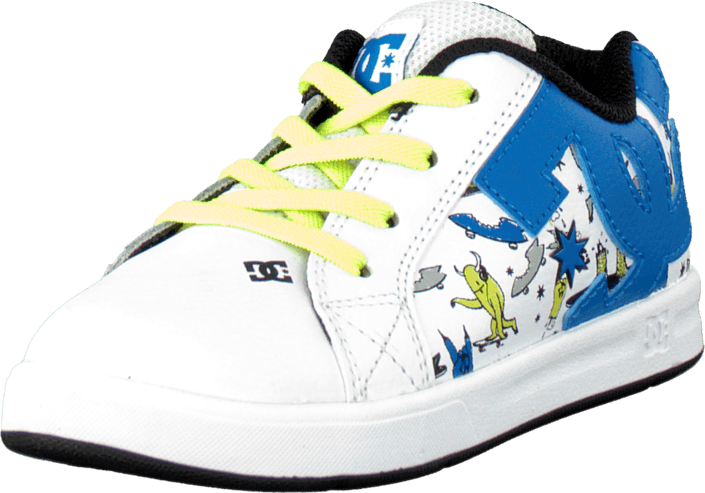 DC Shoes - Toddl. Court Gfk Elastic Ul White/Blue Print