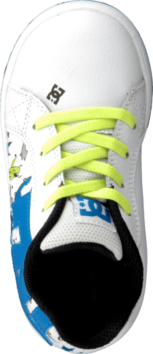 DC Shoes - Toddl. Court Gfk Elastic Ul White/Blue Print