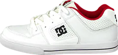 DC Shoes - Kids Pure Shoe Wht/Wht/Athl Red