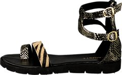 Amust - Kaya sandal Gold/black