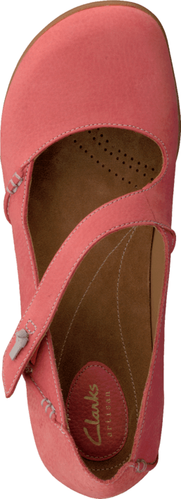 Clarks - Felicia Plum Coral Nubuck