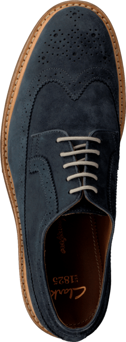 Clarks - Edward Style Navy Nubuck