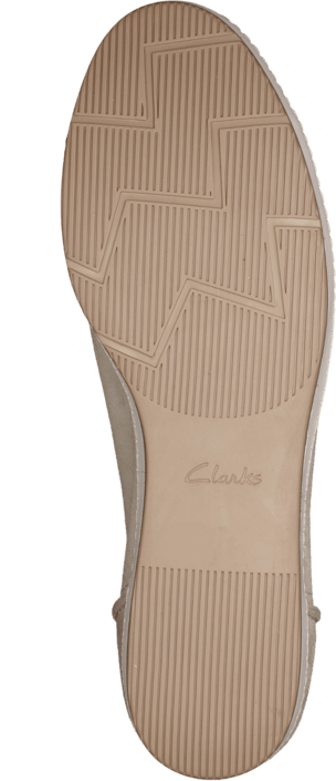 Clarks - Flounce Free Chalk Suede