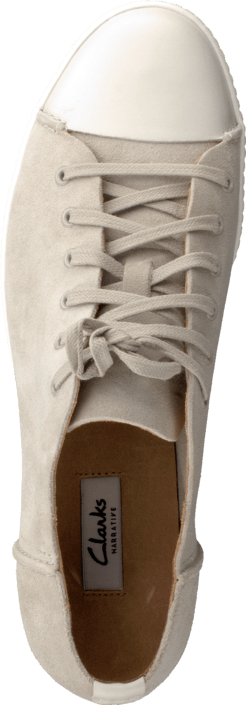 Clarks - Flounce Free Chalk Suede