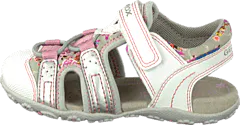 Geox - B Sandal Roxanne Lt Grey/White