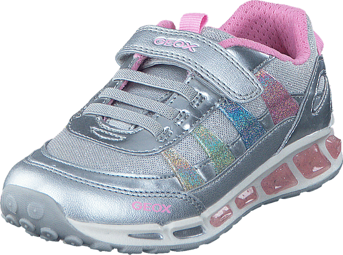 Geox - J Shuttle Girl Silver/Multicolor