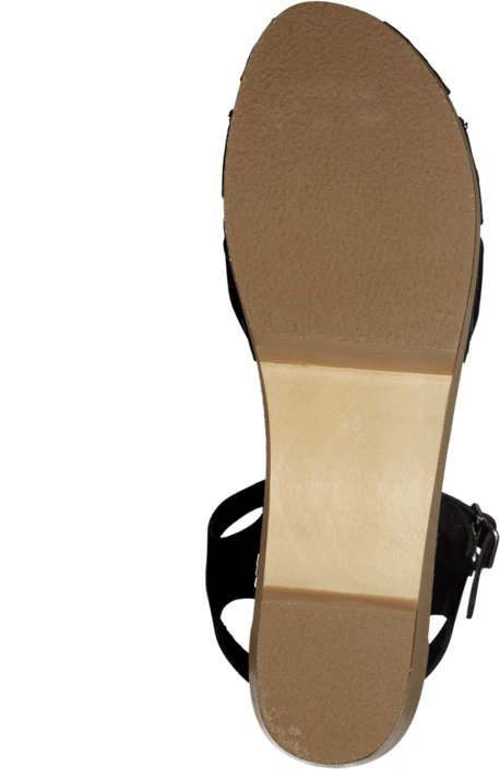 Swedish Hasbeens - Suzanne Debutant Black/Nature sole