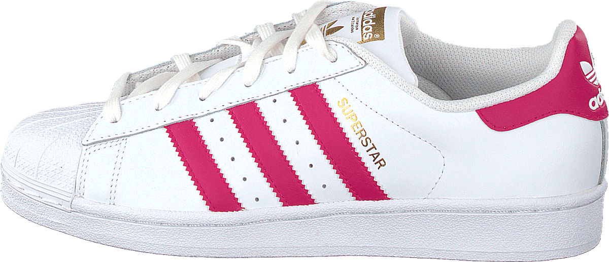 Superstar Foundation Jr White Bold Pink Schoenen voor elke