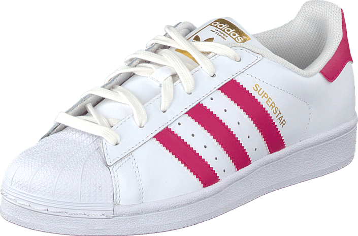 adidas Originals - Superstar Foundation Jr White/Bold Pink