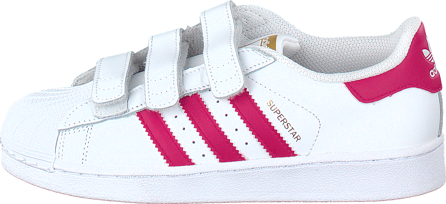 Superstar Foundation Cf C Ftwr White/Bold Pink, Unisex, Topánky, Tenisky, športové topánky, Biely, EU 29