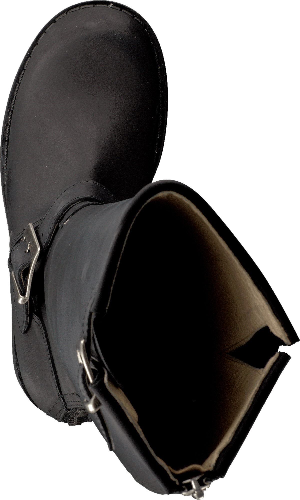 High Zip Back Black/Silver