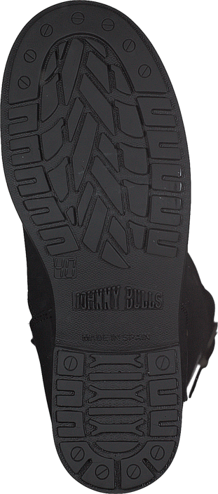 Johnny Bulls - High Zip Back Black Shiny Gold