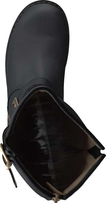 Johnny Bulls - High Zip Back Black Shiny Gold