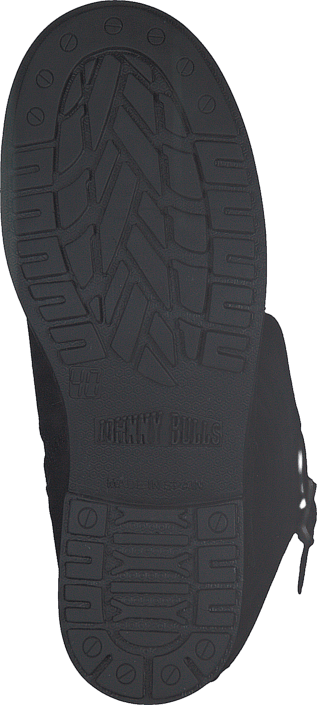 Johnny Bulls - High Zip Back Black Shiny Silver