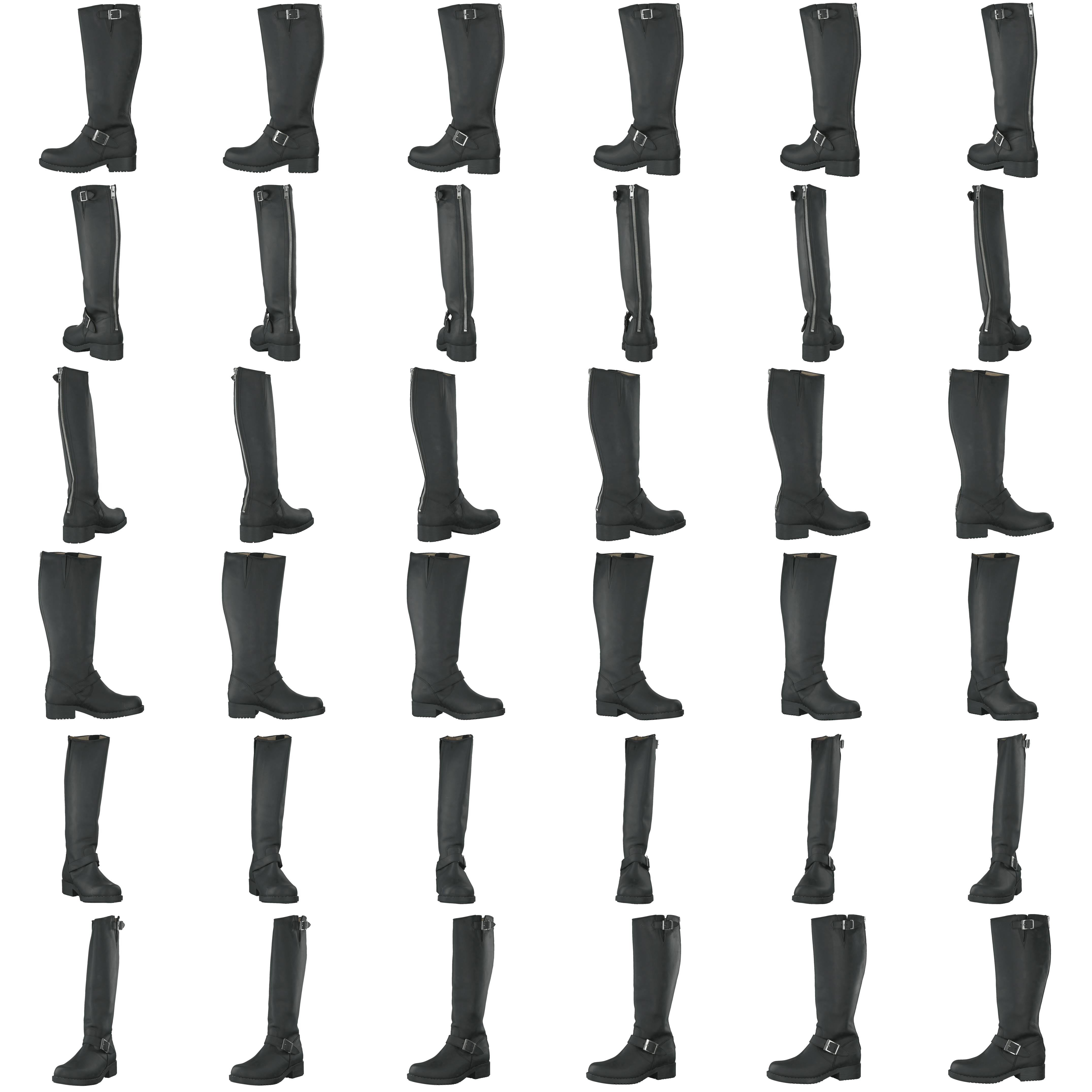 High Zip Back Black Shiny Silver - Bild 8