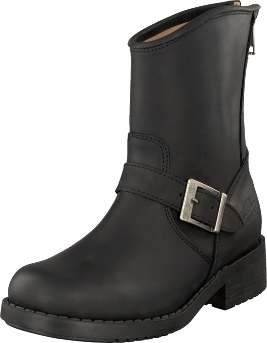 Johnny Bulls - Low Boot Zip Back Black/Silver