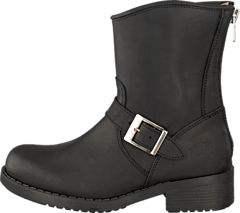 Johnny Bulls - Low Boot Zip Back Black/Silver
