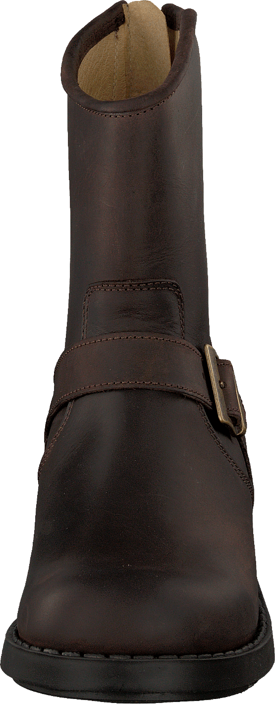 Low Boot Zip Back Brown/Old Gold