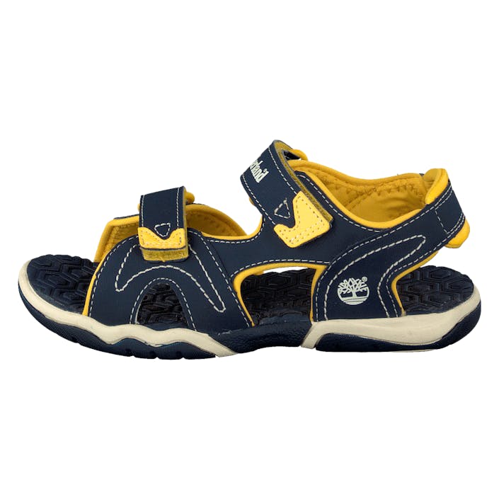 Adventure 2-strap sandal Navy/Yellow, Unisex, Topánky, Sandále a Šľapky, sandále, Modrá, EU 35
