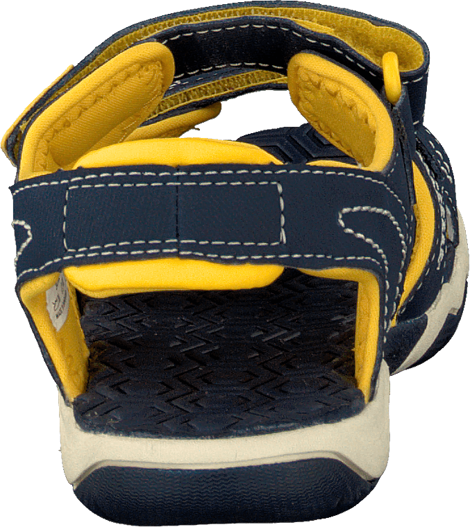 Adventure 2-strap sandal Navy/Yellow